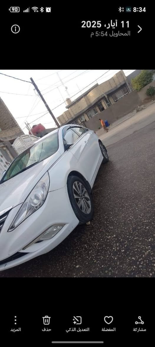 سلام عليكم سوناتا للبيع موديل2013 خليجي لون ابيض محرك2400 دوش مفتوح كير مكفول سياره بيه3قطع صبغ بنيد و جاملق و دعاميه سياره مال جناي عليه تخم تاير جديد  تبريد🥶 تدفئه كله شغال  ويل كب فراشه شاشه لمس تحكمات ستيرن رقم سياره كربلاء ب سمي سعر125وبي مجال  مكاني بابل ***********
