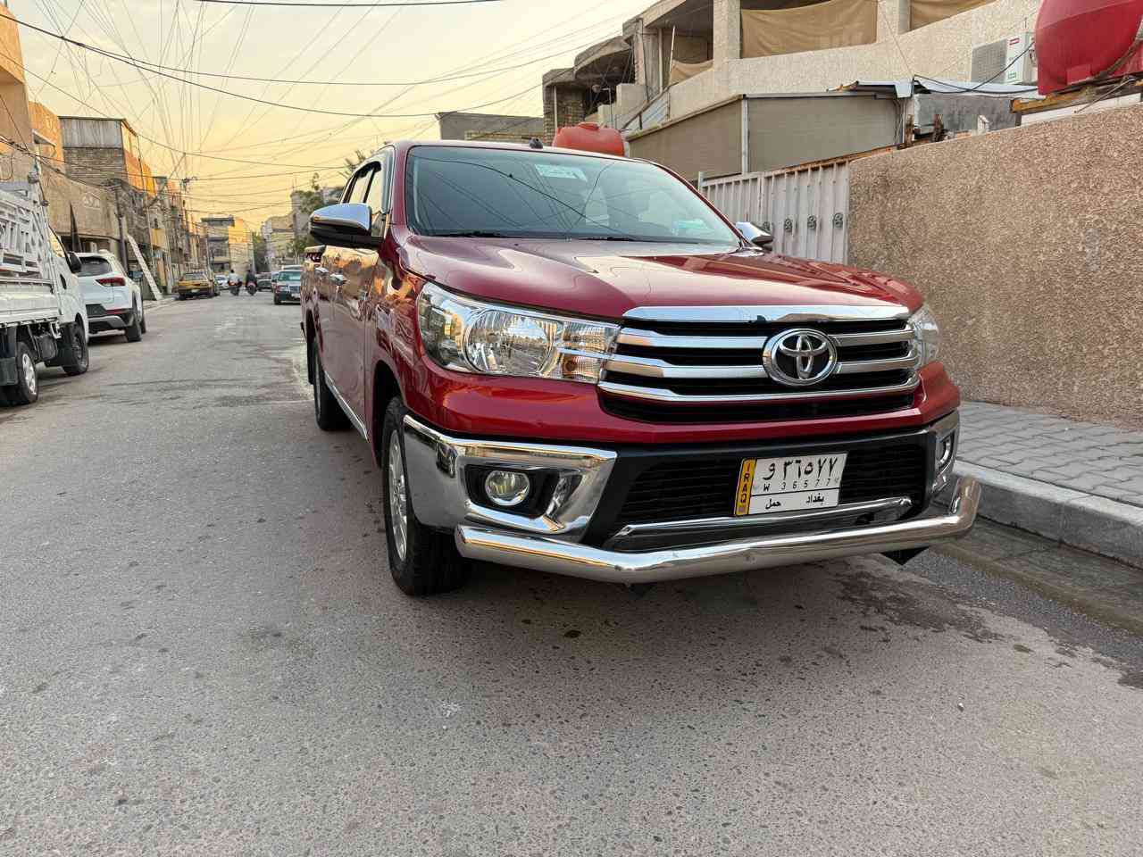السلام عليكم بيكب هايلوكس  موديل 2018مكفوله من الصبغ  ساز المكان بغدادالاتصال عله الرقم***********
