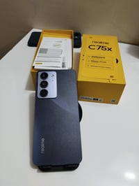 ريلمي C75 x ذاكرة 256 بلادي مامفتوح مع كارتونة فقط سعر 150 قفل 🔒 مكاني...