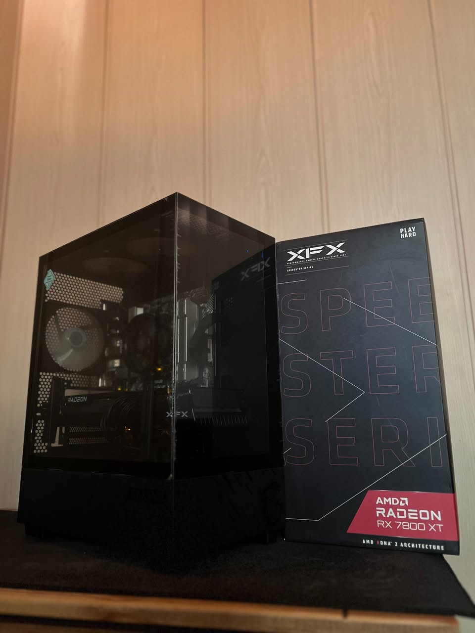 GPU: XFX Radeon RX 7800 XT 16gb 3 fan
CPU: Ryzen 5 5600 (6 Cores 12 Threads)
MB: Asus Prime b450 4 slot
RAM: 16gb (2x8) 3200mhz
STORAGE: 512gb SSD
CASE: MSI MAG PANO m110a السليمانية, العراق


**إذا كنت صاحب هذا الإعلان وتريد حذفه لأي سبب، رجاءا أرسل رسالة إلى الدعم الفني**