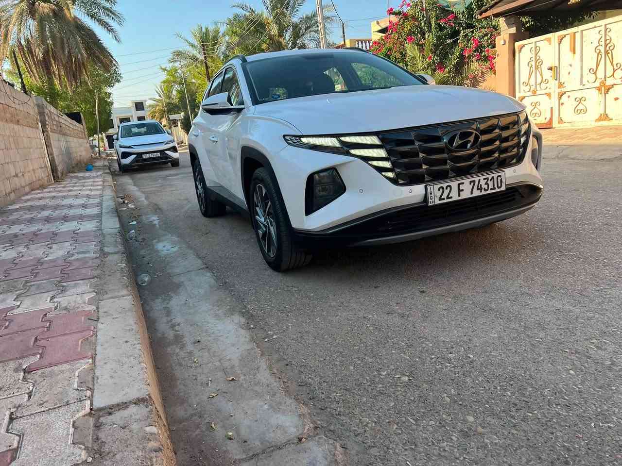 هونداي توسان خليجي 
رقم اربيل انكليزي 
موديل ٢٠٢٣
لون ابيض
٤ سلندر ٥راكب 
فوووووول مواصفات بدون فتحة 
بصمتين: تشغيل وتقفيل 
كشنات ٢ كهرباء 
كشنات جلد
بردات خلفية اصلية 
تشغيل عن بعد 
بردات خلفية اصلية 
هند بريك بصمة 
شاشة كبيرة اندرويد 
كامرة دوارة اصلية
حساس امامي وخلفي 
مري شفط مع القفل 
اوتو هولد توقف ذاتي 
مانع انزلاق وانحدار 
كيجات السرعة زئبقية 
شاشة الدشبول الكترونية 
شاشة اعطال بلدشبول 
تحكم استيرن فول 
حاكية : ابلوتوث: اوكس 
موسيقى عند الانشغال 
اضواء ترحيب بليدات 
علامة هونداي بلدوسة 
شاحن وايرلس لاسلكي
تبريد ابيانو لمس 
قطعتين تبريد 
تشغيل عن بعد 
تحديد مسار
لد امامي وخلفي 
لايت زنون اصلي 
اشاير بلمري 
يدات نيكل اصلي 
ويل اكروم ١٩
ماشية ٧٠ الف اصلي 
تخم تاير جديد لك كوري
كير ومكينة وصدر وحدادية وتبريد كفالة 
بدون ضربة وتبديل واشخوط وبارد وصبغ 
سيارة جديدة معنى الكلام على وضع الشركة 
كتلوكات الشركة موجودات/ اسبير منازل 
اتريد تحويل اتريد وكالة 
السعر ١٨٨$
***********
