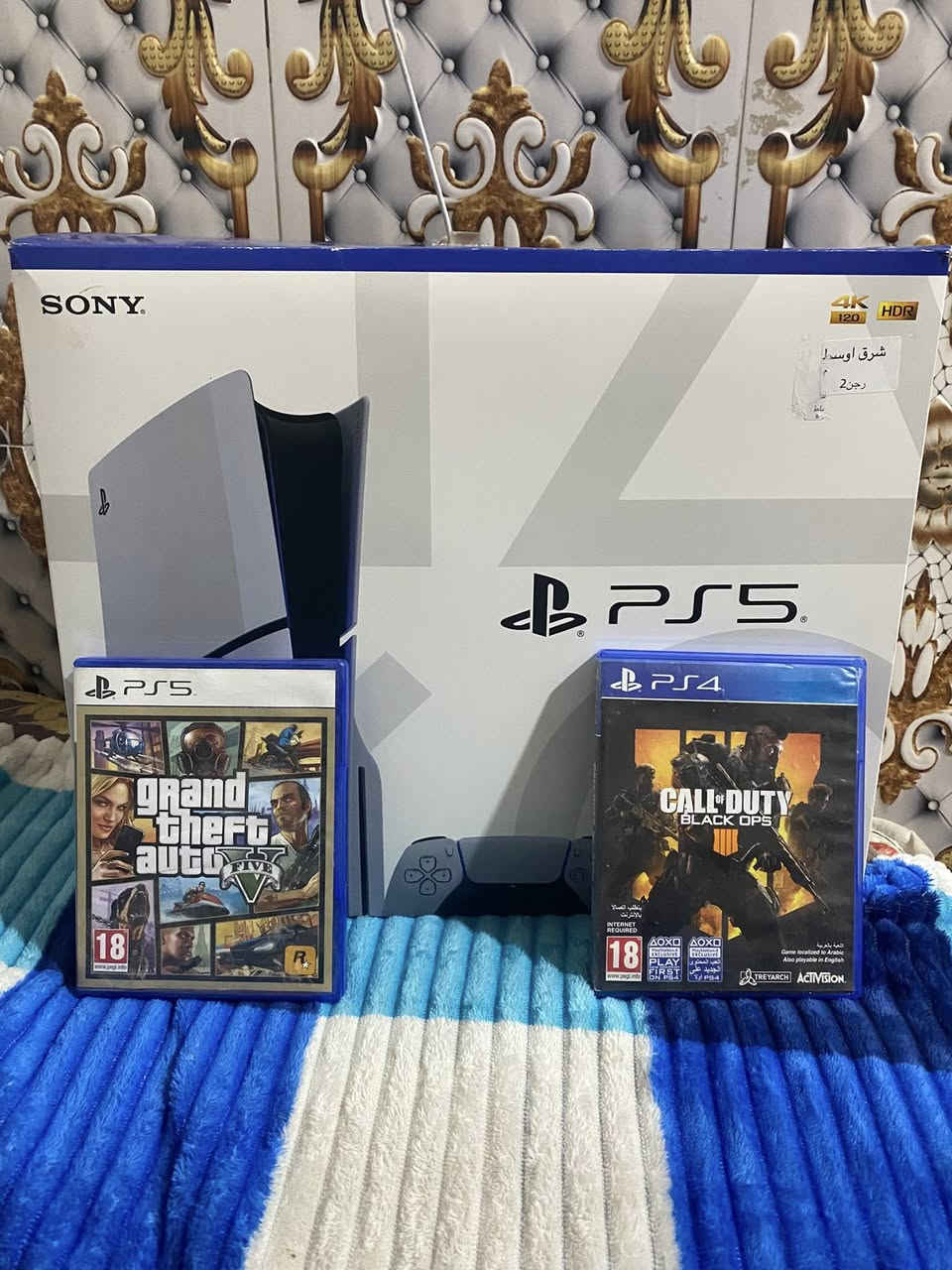 بلي فايف جديد استمال أسبوعين تجي تفحص  شوفه  جديد السعر 750  وبي مجال قليل المكان بصره تنوّمه  رقم الهاتف ***********
