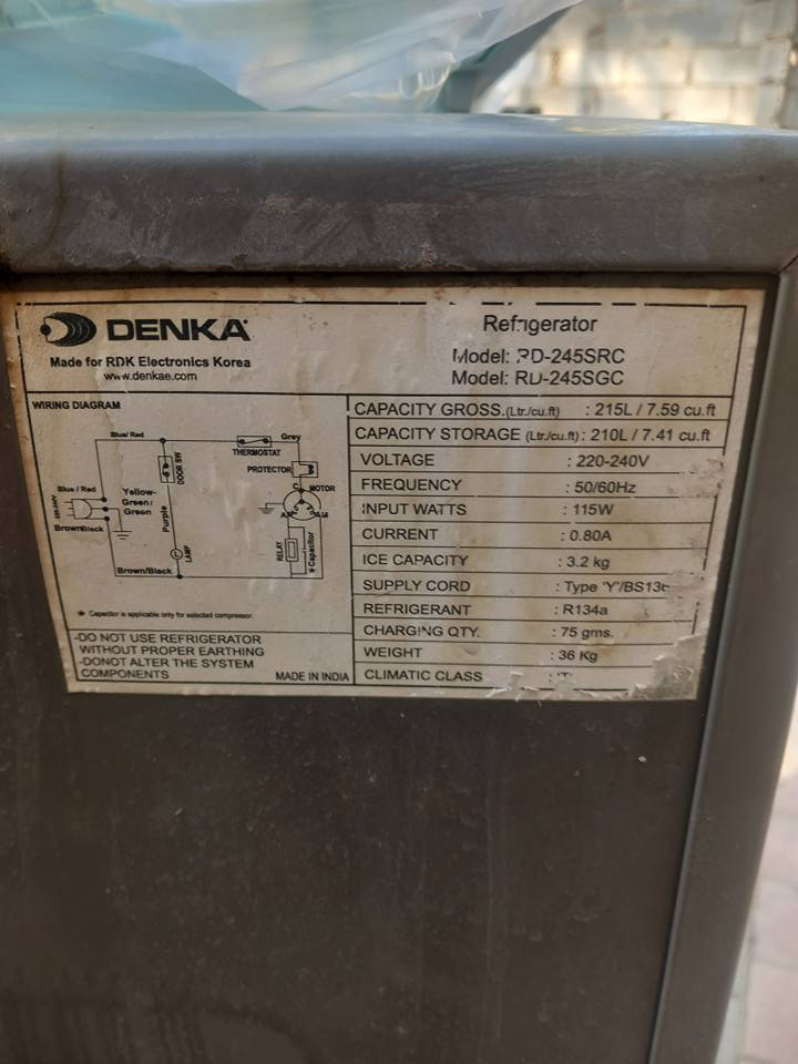 سلام عليكم خوان للبيع ثلاجه دنكا هندي تبريد فول ماطور جديد مابيها نقص رفوف كامله ومجر فول للإستفسار اتصل *********** كربلاء, العراق
