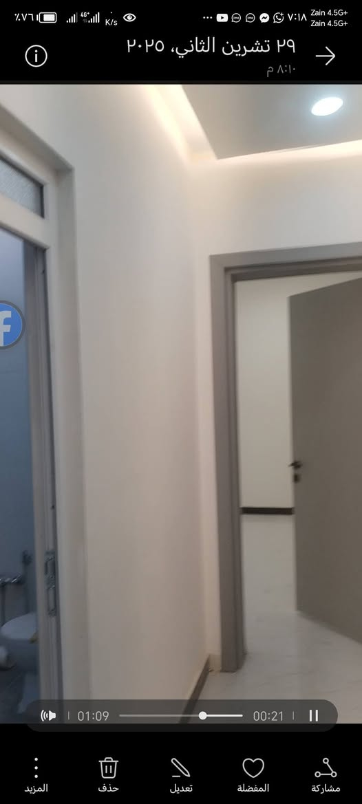 #شقة للايجار ١٠٠ متر تقع على شارع المجمعات حي النداء# ٦-١-٢٠٢٦ السعر مغري *********** مباشر .
