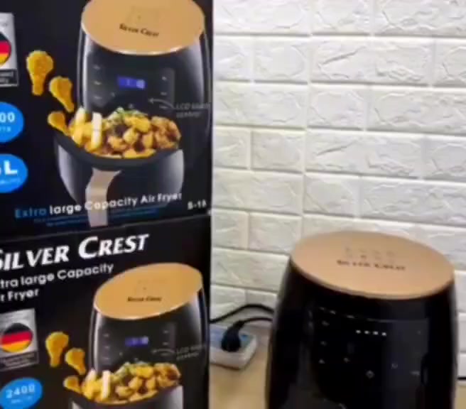 SLLVER CREST🇩🇪
Extra large Capacity Air Fryer 2400W - 6L
قلاية هوائية صحية من ماركة سيلفر كرست الألمانية سهلة الاستخدام والتنظيف حجم ٦ لتر تكفي دجاجة كاملة قلاية بدون زيت صحية ومفيدة لاهل الضغط والسكر شاشة تعمل بالمس و برامج معدة للطعام وبقدرة ٢٤٠٠ واط تتميز بتقنية الهواء السريع والتحكم في درجة الحرارة القابلة للتعديل

✅المميزات :-
💥خاصية قفل الأمان: تتوقف عند فتح الباب 
💥متوفر اللون الاسود فقط   
💥تشوي وتقلي بدون قطرة زيت 
💥تجفف فواكة 
💥قدرة ٢٤٠٠ واط 
💥 مروحة لتوزيع الحرارة
💥حجم كبير سعة ٦ لتر
💥لوحة تحكم رقمية ديجيتال سهلة اللمس
💥 تتضمن ٦ برامج طهي مختلفة
💥امكانية التحكم في الحرارة: اعلى, اسفل
💥 وخاصية تحديد درجة الحرارة والوقت درجة الحرارة بين 25 -200 درجة سيليزية تحديد الوقت 30 دقيقة 
#الاصلي المنشأ ألمانية 🇩🇪💯
السعر ٤٧ الف 
🚘يوجد خدمة توصيل لجميع محافظات العراق ٤ الاف🚘


**إذا كنت صاحب هذا الإعلان وتريد حذفه لأي سبب، رجاءا أرسل رسالة إلى الدعم الفني**