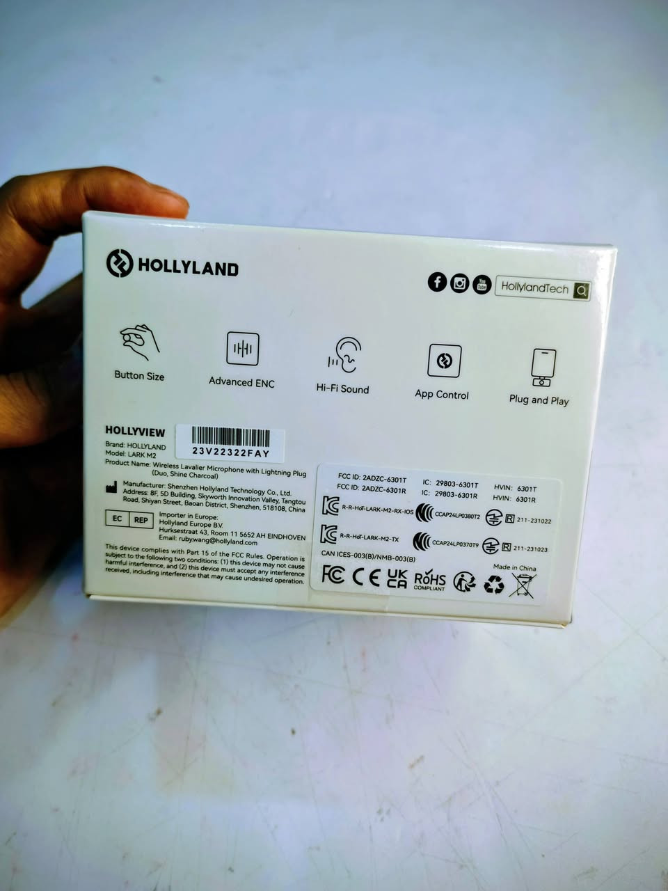 HOLLYLAND LARK M2 Lightning Version
نك مايك لايتننج مال آيفون جديد كبس شركة ما مفتوح
السعر 75,000 قفل من الأخير (بدون توصيل)
سعر التوصيل كل محافضات العراق ب3,000
شراي راسلني عالخاص
او على الرقم ***********
(بيه واتساب ايضاً)❤️
