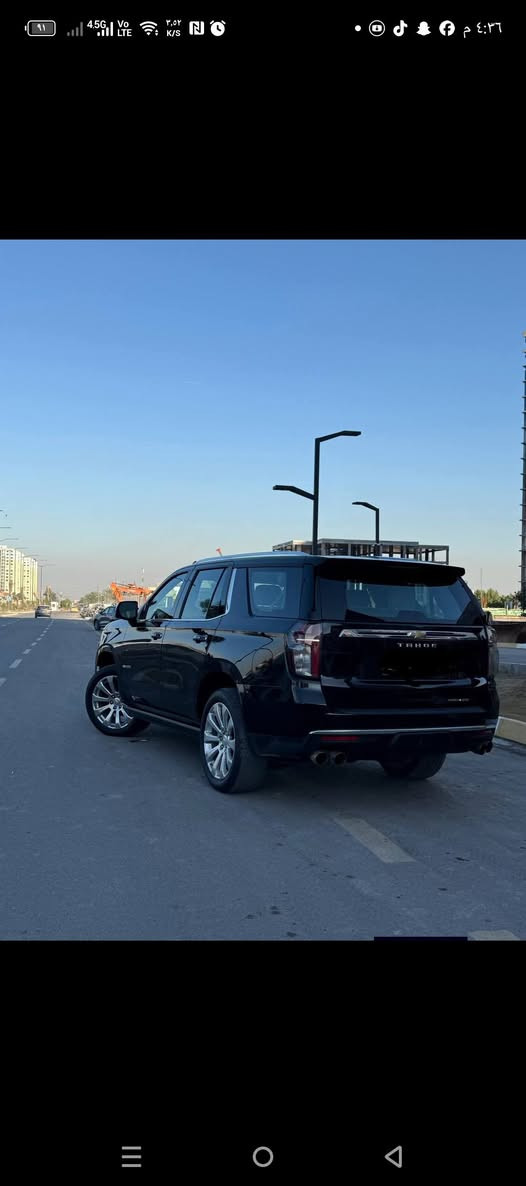 السلام عليكم
تاهو موديل 2021 بريمير  خليجي  

 وكاله المنصور  السونار منشور مع الصور

 فول أعلى مواصفات 

‏موديل : 2021

‏اللون : أسود 

رقم : بغداد بسمي 

‏
‏الفئه : PREMIER

‏المواصفات :

‏

‏دوسات جانبيه كهربائيه ويه فتحه الباب 

كامرات 360 

‏ثلاجه درجتين  

‏ نظام توقف ذاتي 

‏رادار جانبي بالمري الجانبيه

‏نظام القياده اليه 

‏شاحن لاسلكي 

‏-منفذ كهرباء للمقاعد الخلفيه 

‏-شاشات خلفيه بلادي 

‏جميع الابواب بصمه 

‏شاشه كبيره  

كل اغراضها موجوده ‏ 

‏بنوراما سقف

‏تشغيل عن بعد

‏ويل كب كروم اصلي حجم 22 انج

‏12 ايرباك

‏ دواخل جلد لون عسلي  

باب خلفي كهرباء 

‏مري قلاب

‏كشنات اماميه وخلفية كهرباء

‏‏رادار جانبي نقط عمياء

‏رادار امامي وخلفي  

‏سستم صوت كامل 

‏كراسي خزن ميموري 

‏تدفئه و تبريد كشنات 

‏

‏ماشية.82 الف 

السعر 480 $ وبيها مجال 

مكان سياره بغداد
حي الجهاد الاطباء.    او كراده 42
الهاتف ***********
ما متواجد ع فيس الي يحب يتصل واني حاضر
