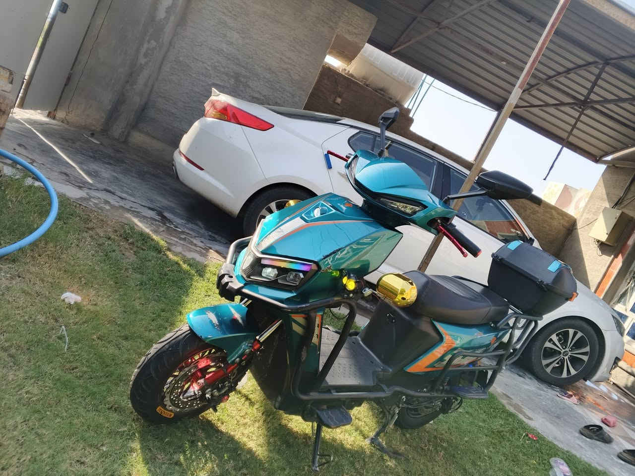 اسلام عليكم  
دراجه شحن سكنز للبيع اخو الجديد السعر 500او بي مجال قليل الاستفسار *********** بي واتساب
