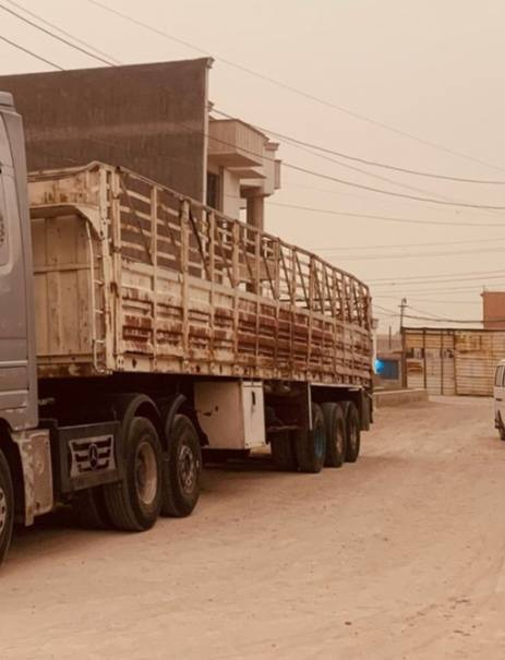 السلام عليكم للبيع عربانه بدي سيكام طول ١٣ و٦٠ تخم تاير ٣ محاور الثالث جفت دناكير ١٤ ثنين مربع وثالث مدور مكان ابو غريب سعر ٩٠ الاستفسار ***********
