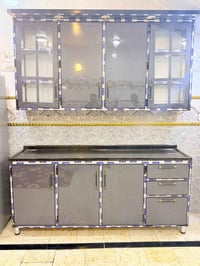 كاونتر ٢م • سطح مرمر كرانيت • سنك متر ونص