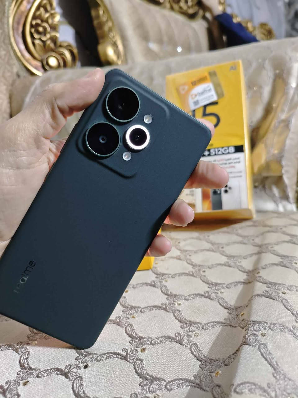 السلام عليكم 

ريلمي 15 برو 5G

ذاكره 512
عشوائيه 12

معالج سناب دراكون 7 جين 4

بطاريه 7000 مللي أمبير سرعه شحن 80 واط

الكامره 50+50

الشاشه إوليد 144 هيرتز بحجم 6.8

للبيع او مراوس السعر 500

عنوان بغداد حسينيه رقم *********** الفارس, صلاح الدين
