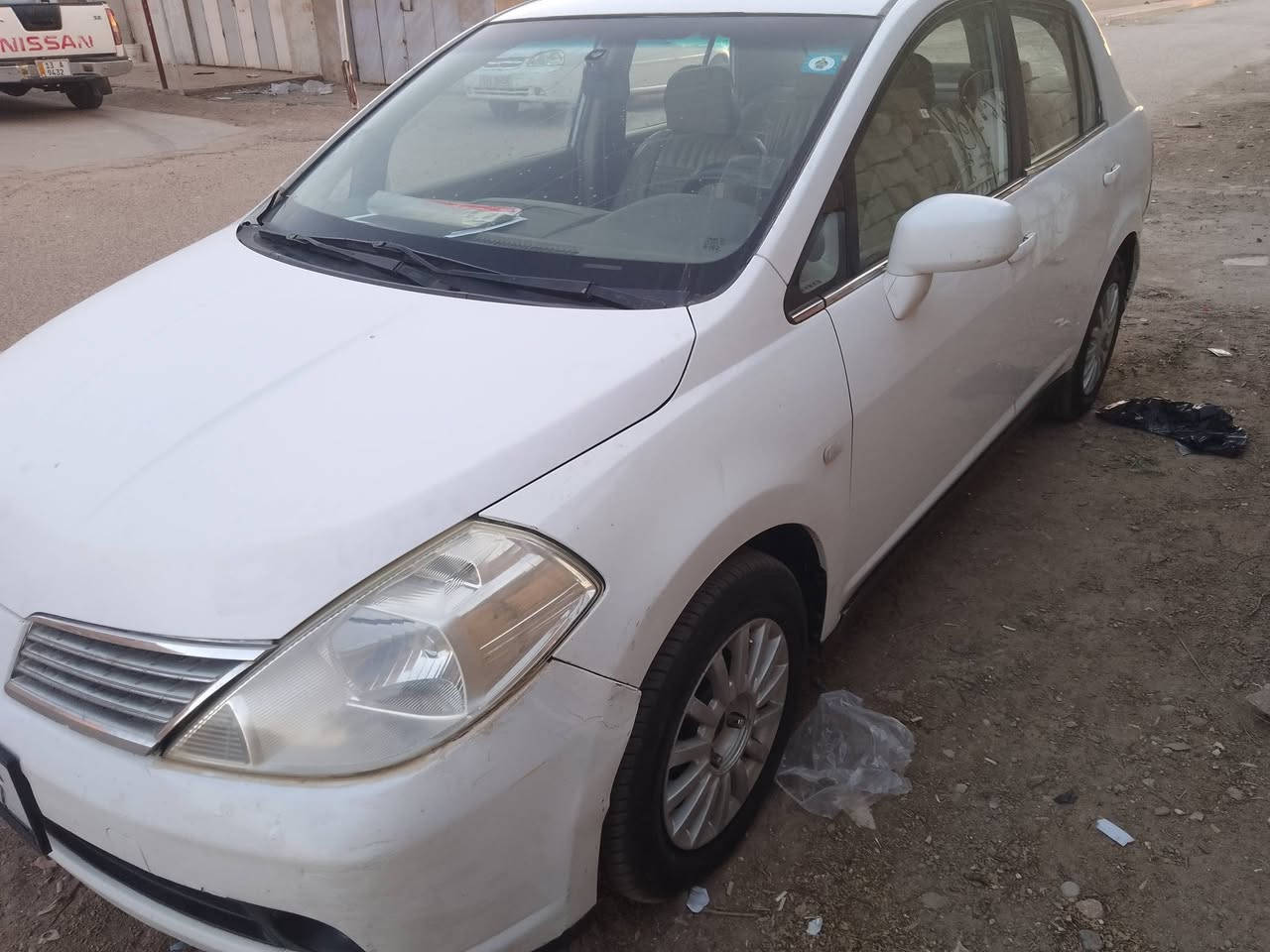 من رخصت اصحاب الكروب نيسان تيدا موديل 2006  خليجي مكفولة
بيها باردات صفحة العبري سيارة بأسمي رقم ميسان مكانها ميسان السعر 60وبيها حك جيتك ويخدمتك للاتصال خاص او الرقم *********** كلها شغالة مابيها. نقص برغي ترايك بغداد تبريد
