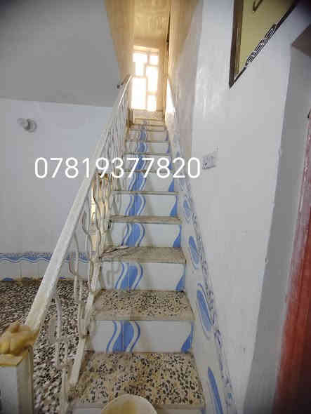 دار للايجار حي الحسين قرب شارع مدارس  ٥٠ متر
المساحة ٥٠ متر طابقين جديد.

يتكون الدار من استقبال 4×4 و مطبخ مرافق حمام  صاله مع غرفة كبيرة ٦×٤.

يوجد في الدار خط مولده مع سخان و تانكي ميزانية كهرباء مستقلة.

الايجار مطلوب ٣٢٥ مع مجال بسيط كل ثلاثة أشهر.

لا نتعامل مع المندوبات ومندوبين و دلالين.

الاستفسار الاتصال *********** بي واتساب خاص مفتوح
