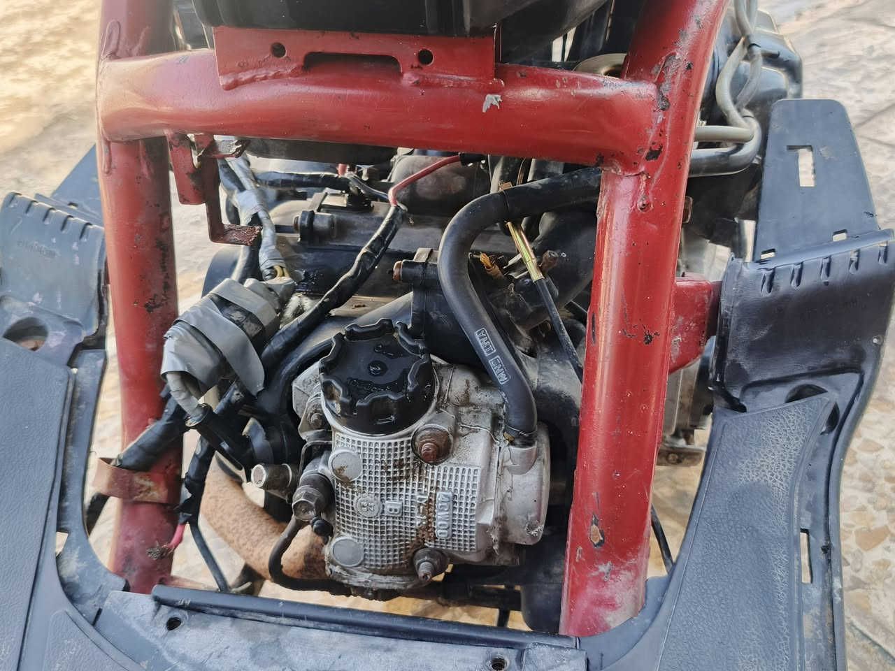 دراجه نوع فراشه شغاله للاخير عوزها كفرات بريكها تخفيف عوزه دسكات   مكينه لا تبخير ولا دخان بوشه وبستم ولفات كله جديد مكاني بابل ابي غرق سعرها ١٢٥ وبيها محال لشراي 
*********** واتساب او موجود ع الفيس
