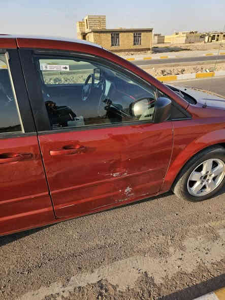 دوج كرفان ٢٠١٢ كلين فقط بيه الضربه بالباب ما مصلح  كما موضح بالصوره بيها اماكن ضبغ اثر جراد أبواب عاديه تبريد ٣ قطع رقم اربيل ابسمي السعر ١٢٠ الاتصال على الرقم  *********** 
@إشارة
