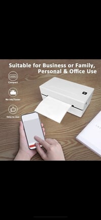 طابعه حراريه جديده غير مستخدمة تربط تلفون وحاسبة  السعر 50 الف  078014...