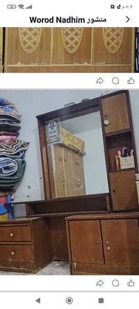 ميز مراية • ١٤٠×١٨٠ • نظيف