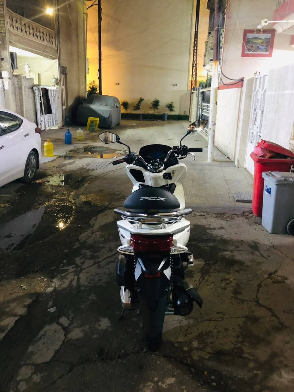 سلام عليكم دراجه PCX جيل ثاني
150i 
عنوان بغداد الاعظميه ساحت عنتر   تجي جيك شوف براحتك 
رقم ***********
سعره مليون 100 ميه مجال
