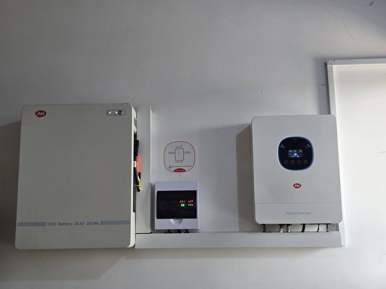 🌞 تم بعون الله تعالى تنصيب أربعة منظومات طاقة شمسية 🌞
📍 جنوب الموصل - قرية زلحفة

 ✅ ⚡ 8 امبير نهارا و 5 امبير ليلي 

🔹 مكونات المنظومة:

✅ ⚡ انفيرتر 4 كيلوواط من شركة itel

✅ 🔋 بطارية ليثيوم 5 كيلوواط من شركة itel

✅ ☀️ 4 ألواح شمسية بقدرة 620 واط للوح الواحد من شركة Philadelphia Solar

✅ 🛡️ بورد حماية AC و DC

✅ 🔄 كوندكتر ATS للتحويل التلقائي بين الكهرباء الوطنية والطاقة الشمسية

✅ 🏗️ هيكل حديد مغلون بسماكة 1.5 ملم

✨ تنفيذ وتركيب وفق المواصفات الفنية لضمان أفضل أداء وكفاءة عالية.

📌 نستقبل تنفيذ مشاريع الطاقة الشمسية للمنازل والمحال التجارية والمزارع والدوائر، مع توفير الاستشارة والتصميم والتركيب.

📞 للتواصل والاستفسار:

☎️ ***********

☎️ ***********

☀️🔋 الطاقة الشمسية... توفير دائم وطاقة نظيفة لمستقبل أفضل. 🌱💡
