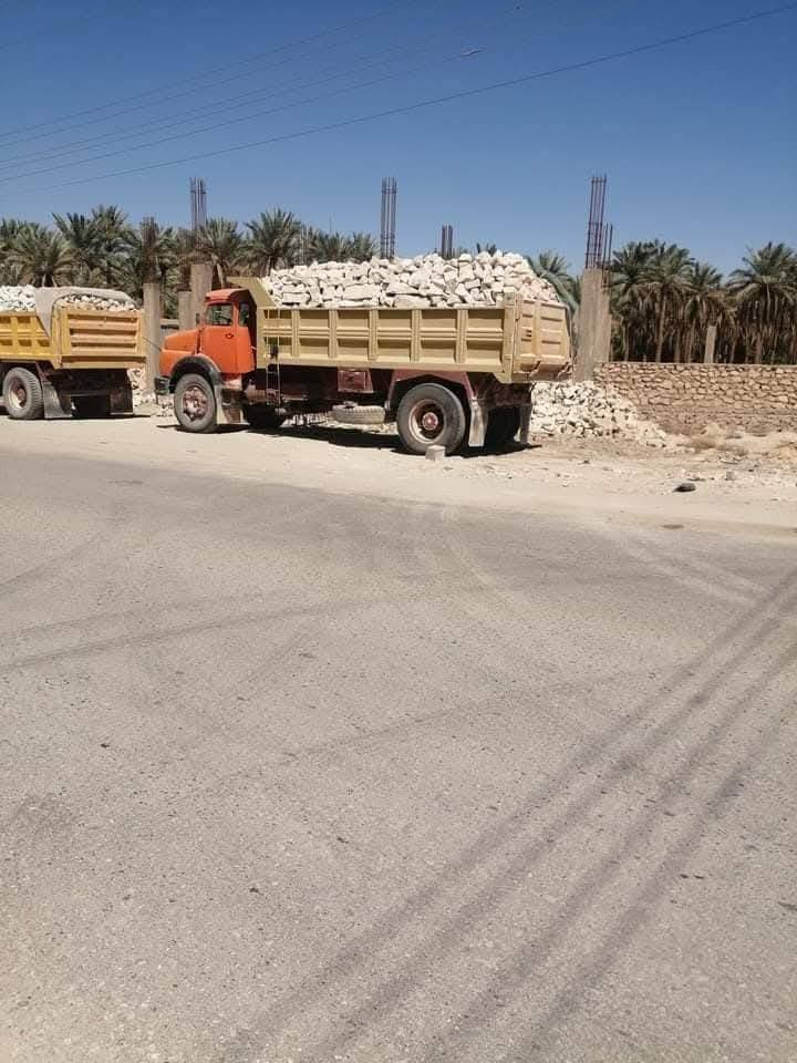 سلام عليكم حجر درجه اولي رمل جص الرمادي اسعار مناسبه كلش***********
