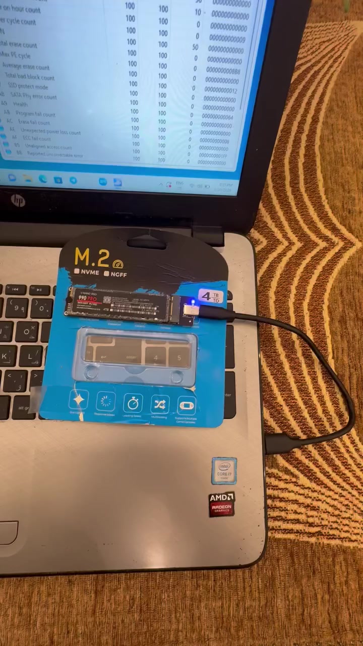 هارد SSD M.2 حجم 4 تيرا
شرط الفحص مع ضمان الاستخدام بعد البيع


**إذا كنت صاحب هذا الإعلان وتريد حذفه لأي سبب، رجاءا أرسل رسالة إلى الدعم الفني**