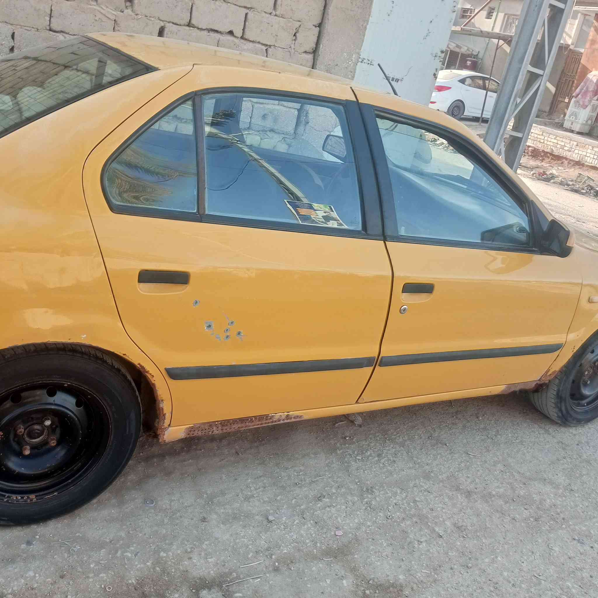 سلام عليكم سمند موديل 11مكفوله من الضربه القويه بيهى بس بنيد طاير للسفتفسار مكلف بلنشر ***********سنويه ما صاقطه بسم الولد
