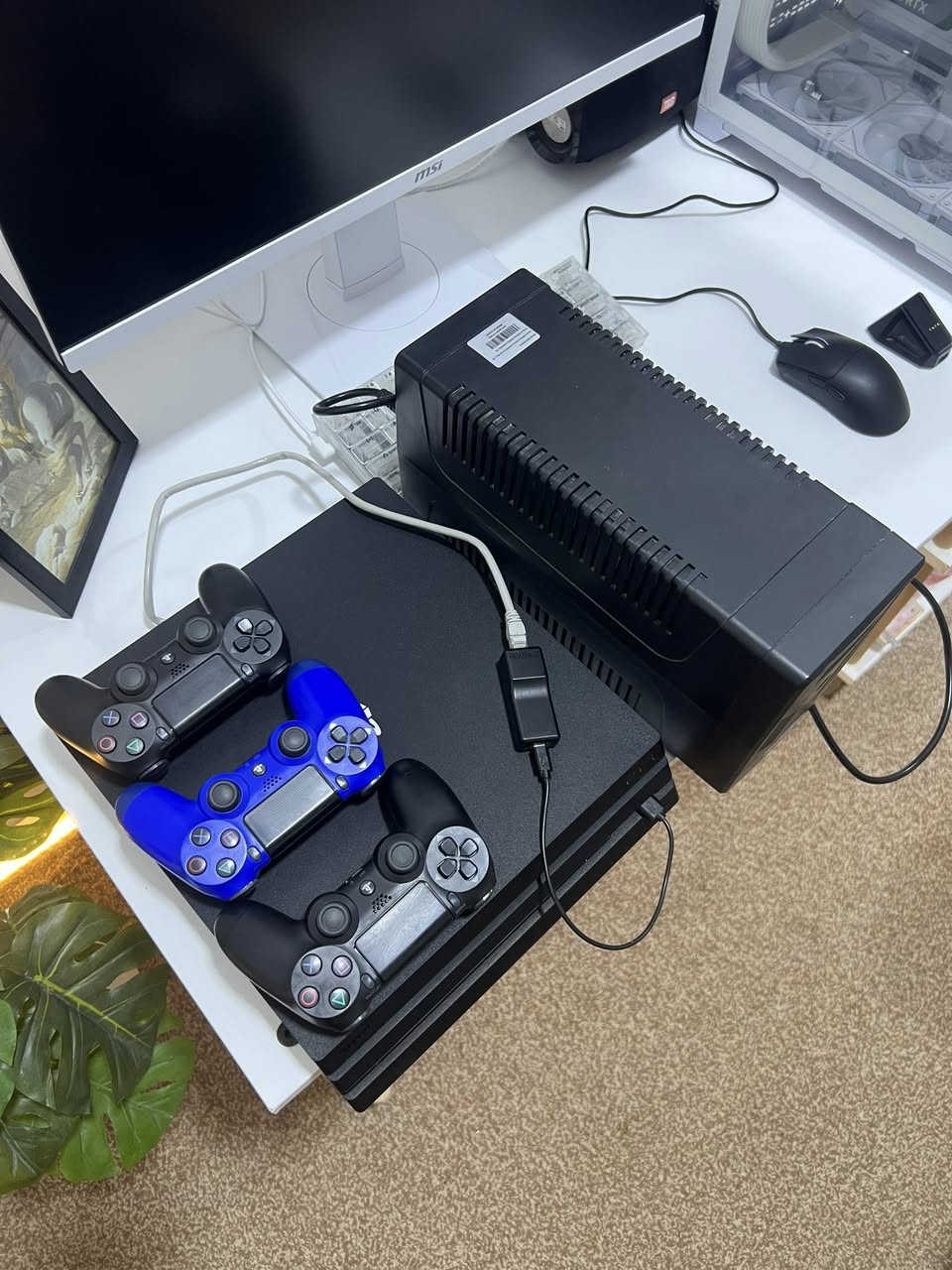 بلي 4برو مهكر
الذاكره 1تيرا 
نضيف 98‎%‎ممفتوح ابد 
بيه 12لعبه تقريبا 
بلاضافه الى 3جويستك 
وUBS
السعر 325الف


**إذا كنت صاحب هذا الإعلان وتريد حذفه لأي سبب، رجاءا أرسل رسالة إلى الدعم الفني**