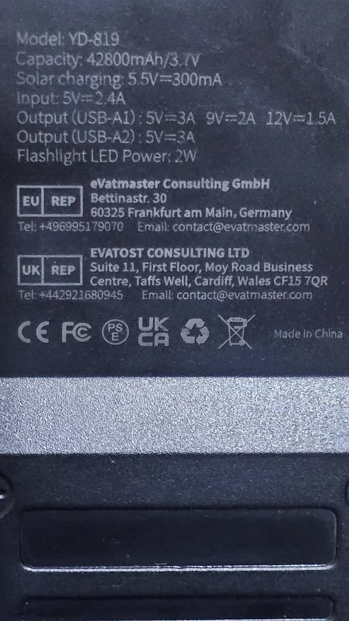 شاحن باور بانك طاقه شمسيه


**إذا كنت صاحب هذا الإعلان وتريد حذفه لأي سبب، رجاءا أرسل رسالة إلى الدعم الفني**