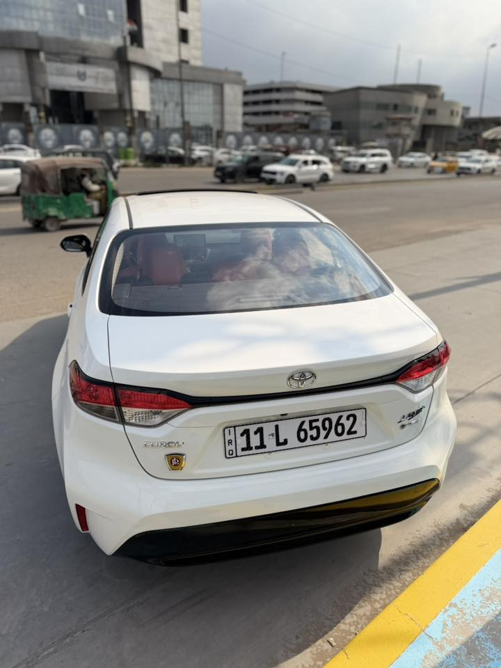 السلام عليكم
موديل 2025

كورلا. شكل الأمريكي 

كفاله عامه

ماشيه 24

بصمه

رادار امامي وخلفي

كشنات جلد

داخل احمر

سايد بريك كهربائي 

كروز سرعه

باقي الموصفات معروفه

بسمي تحويل مباشر 

والسياره كفاله عامه

مكان السياره بغداد جميله

***********
