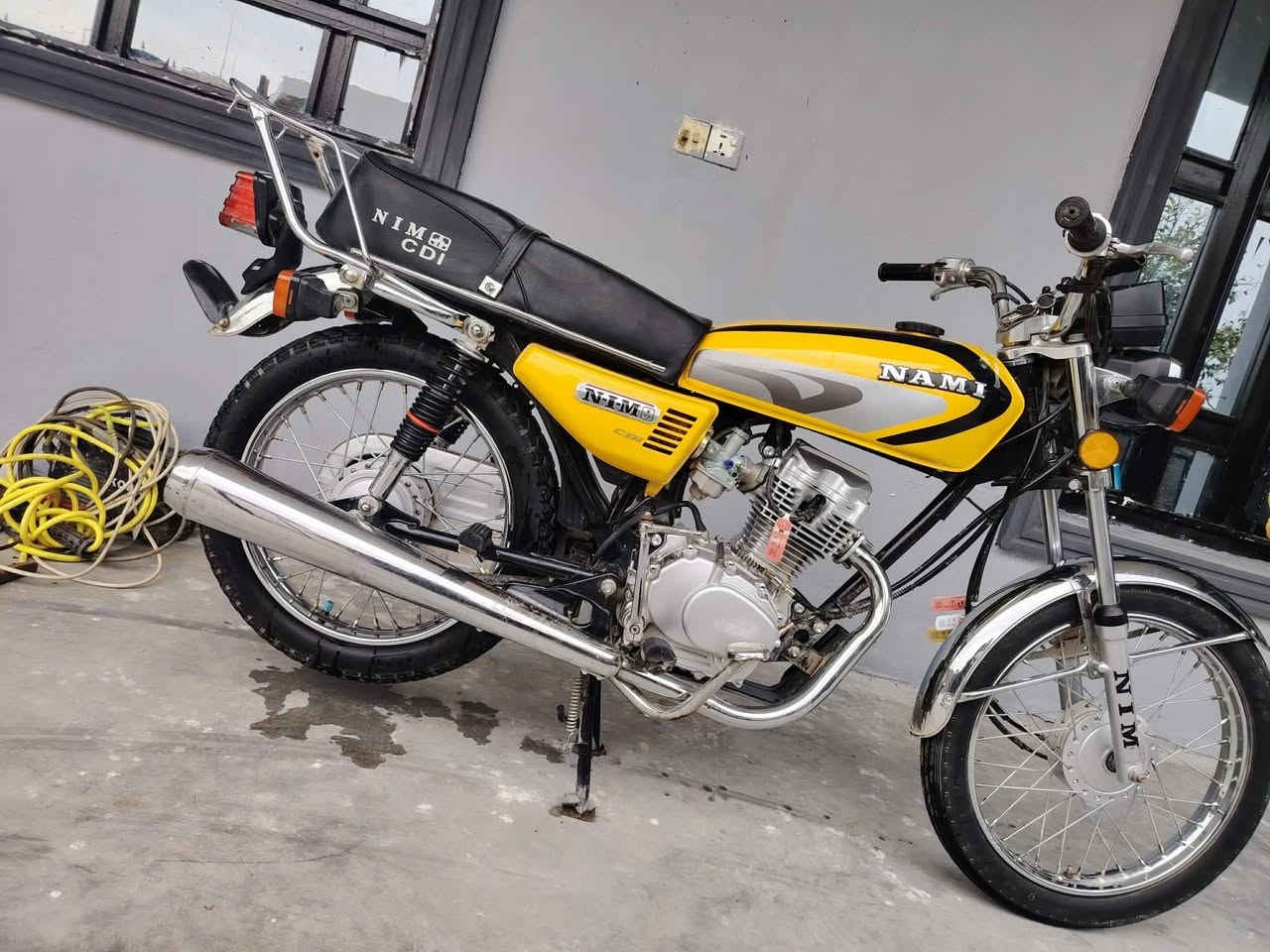 سلام عليكم دراجة نامة متياز للبيع موديل 25 كفاله عامه مابيهة اي نقص السعر 650 وبيهة مجال قليل مكاني سدة الهندية ***********
