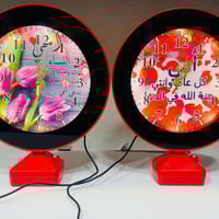 هدايا عيد الأم • ساعات ضوئية • لوحات خشب