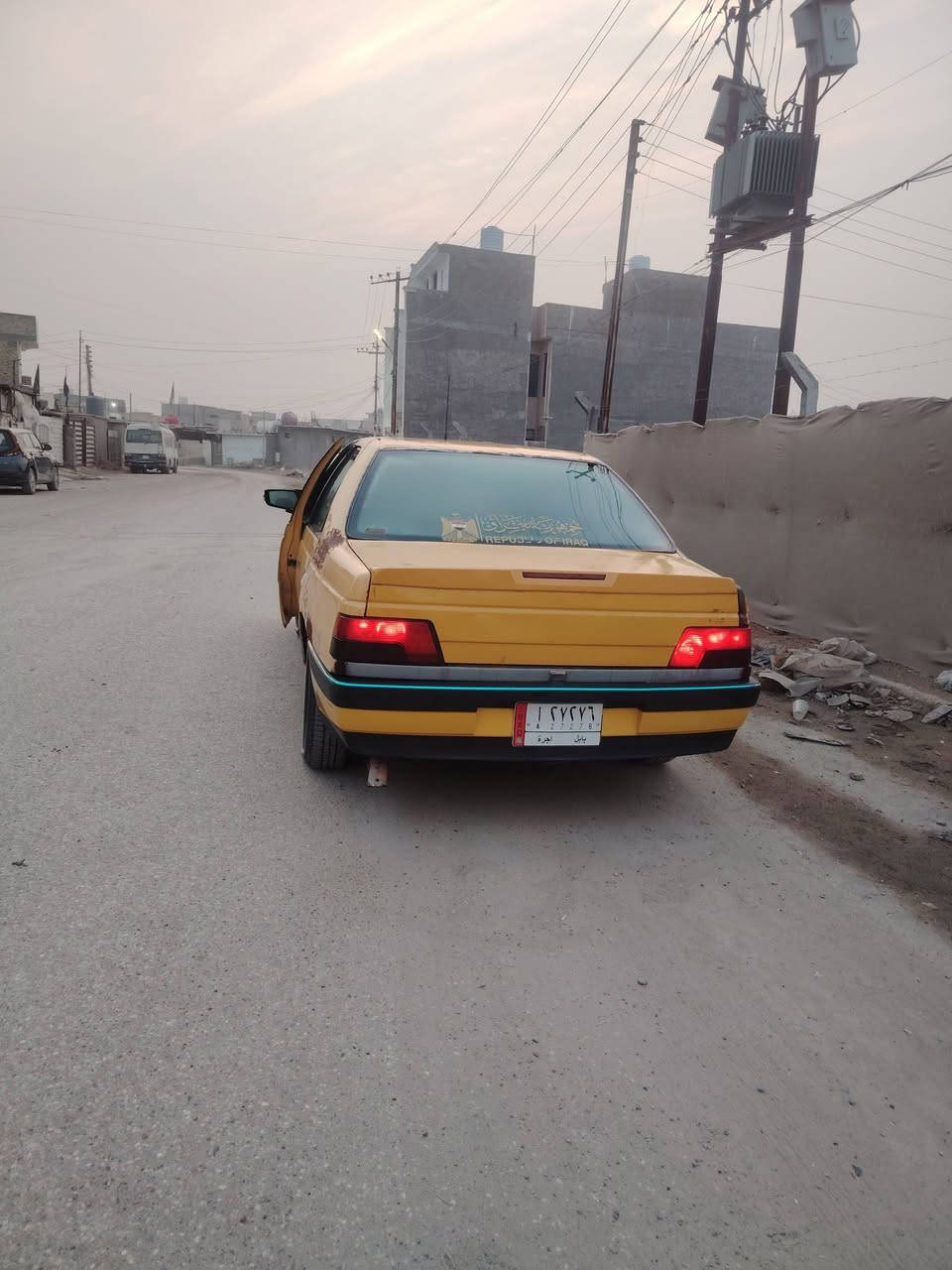 السلام عليكم بيجو جيل اكس موديل 12 صدر جديد تخم تاير لايت بكلايت 16 دعاميات جدد شادهن لايت زنون اصلي مكينه بدايت تبخير مكاني الزعفرانيه ***********
