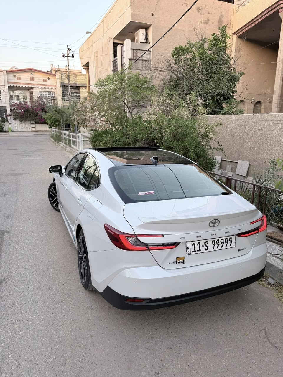 كامري موديل ٢٠٢٥
وكالة عبد اللطيف جميل
فوووا للاخير
بونوراما
ويل كب
شاحن واير ليس
برده خلفية اوتو
بصمه
كشن كهرباء 
اشاير بل مري
فول تحكم ستيرن
مكينه ٢٥٠٠ 
هايبرد
كل الموصفات بيها 
السياره كفالة عامه من كلشي 
ماشيه ٤ الاف 
رقم بغداد ب اسمي
السعر ٢٩٠ وبيها مجال بسيط جداً
العنوان بغداد كاظميه
رقم الهاتف ***********
