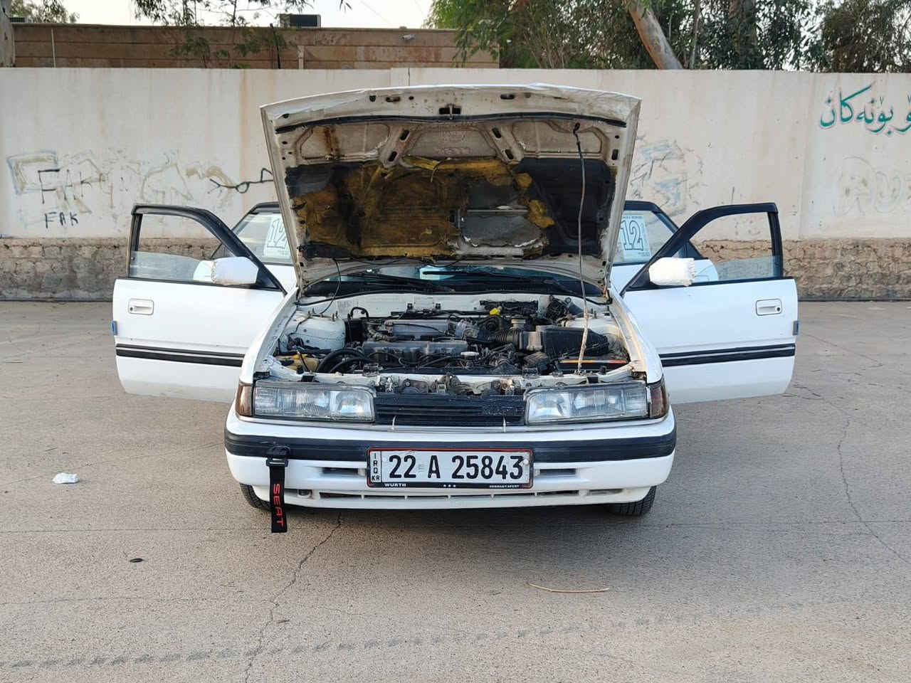 سلام عليكم
مازدا 626 محرك 12بخ للبيع
سياره فول جاهزه
رقم اربيل جديد شرط تحويل و غرامه
تبريد بلادي شغال  وياء سلف
تدفئه شغال
كهربائيات كل شغال 
صبغ بلادي 
مابيهه ضربه 
گير و محرك شرط 
تاخم صدر و خلفي كل جديد شديت 
تايراط جديد 
داخل و خارجي سياره شرط نضافه 
احلى من الصور 
مابيهه فلس مصرف 
مكاني كركوك 
للاستفسار خابرني
***********
