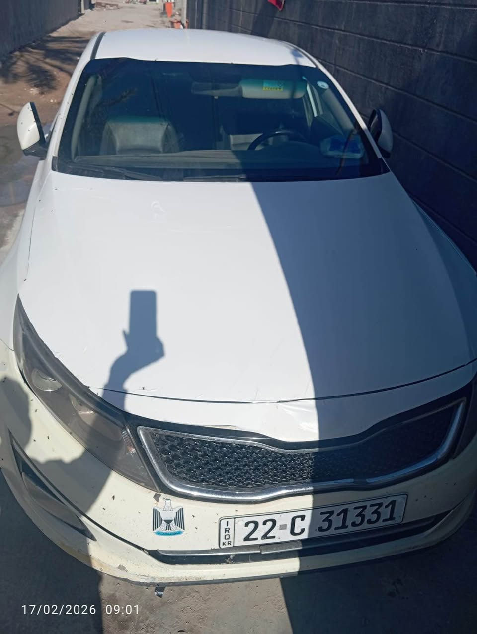 كيا أوبتيما ٢٠١٥ خليجي رقم الدولي جديد أربيل سنويه بعد سنتين تنتهي جاهزه من كلشي مال بيت السياره مامتعوبه
كير مكينه تبريد حداديه تخم تاير كفاله 
ماشيه ١٤٦ الف فقط بنيد صبغ والباقي كفاله عامه 
العنوان البصره ابو الخصيب ابو الجوزي
السعر ١٤٠ وبيها شوي مجاي للشراي 
*********** البصرة, العراق
