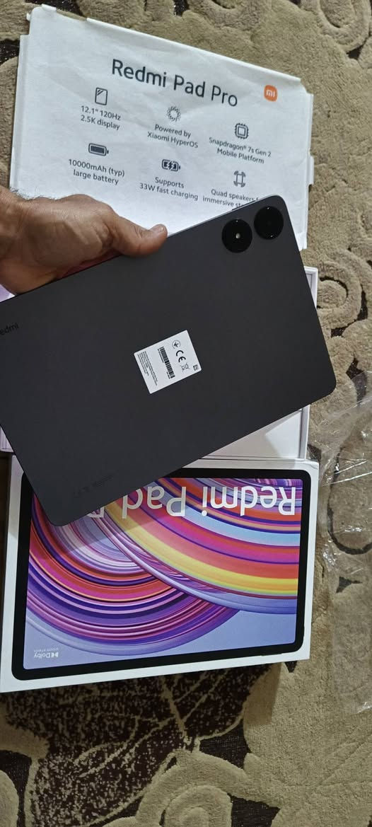 ريدمي  باد برو 📱 

جهاز جديد مستخدم أقل الشهر

‎بطارية عملاقة بسعة 
10.000 ملي امبير
 وشحن سريع 33 واط 

معالج خارق Snapdragon 7s Gen 2 🔥

شاشة ممتازة بدقة 12.1 بوصة - 120 هرتز - 📱

 ذاكرة : 256GB / رام 8+8=16 كيكا

نظافة 100%100 كامل المحلقات كارتون وشاحنة الأصلية بعدها ما مستخدمه + كفر شفاف + لزكة
 السعر 300 شراي اتصل ‏‪***********‬‏ عمارة, ميسان
