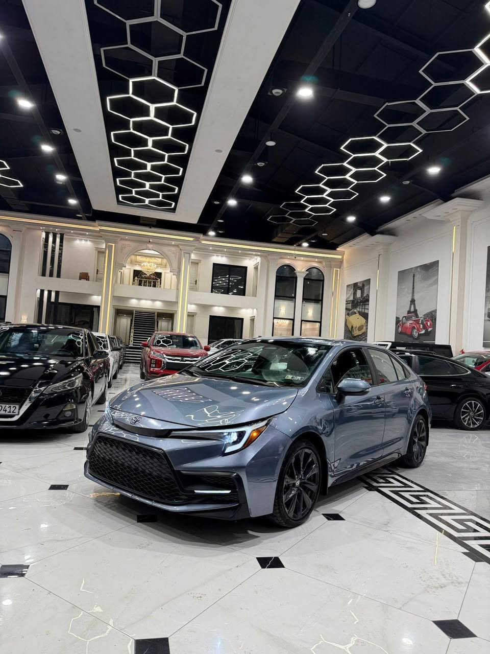 سلام عليكم اخوان كورلا 2024  se فول مواصفات عدى الفتحة  حادثه فقط جاملغ عكس السايق والباب مال الصدر الباقي كفالة السيارة كاتي اربيل يعني فحص مؤقت بدون رقم تترقم اربيل كلفة الرقم ١٠ورقات ماشية ٢٥الف مايل مراوس بالنترا 25  /***********
