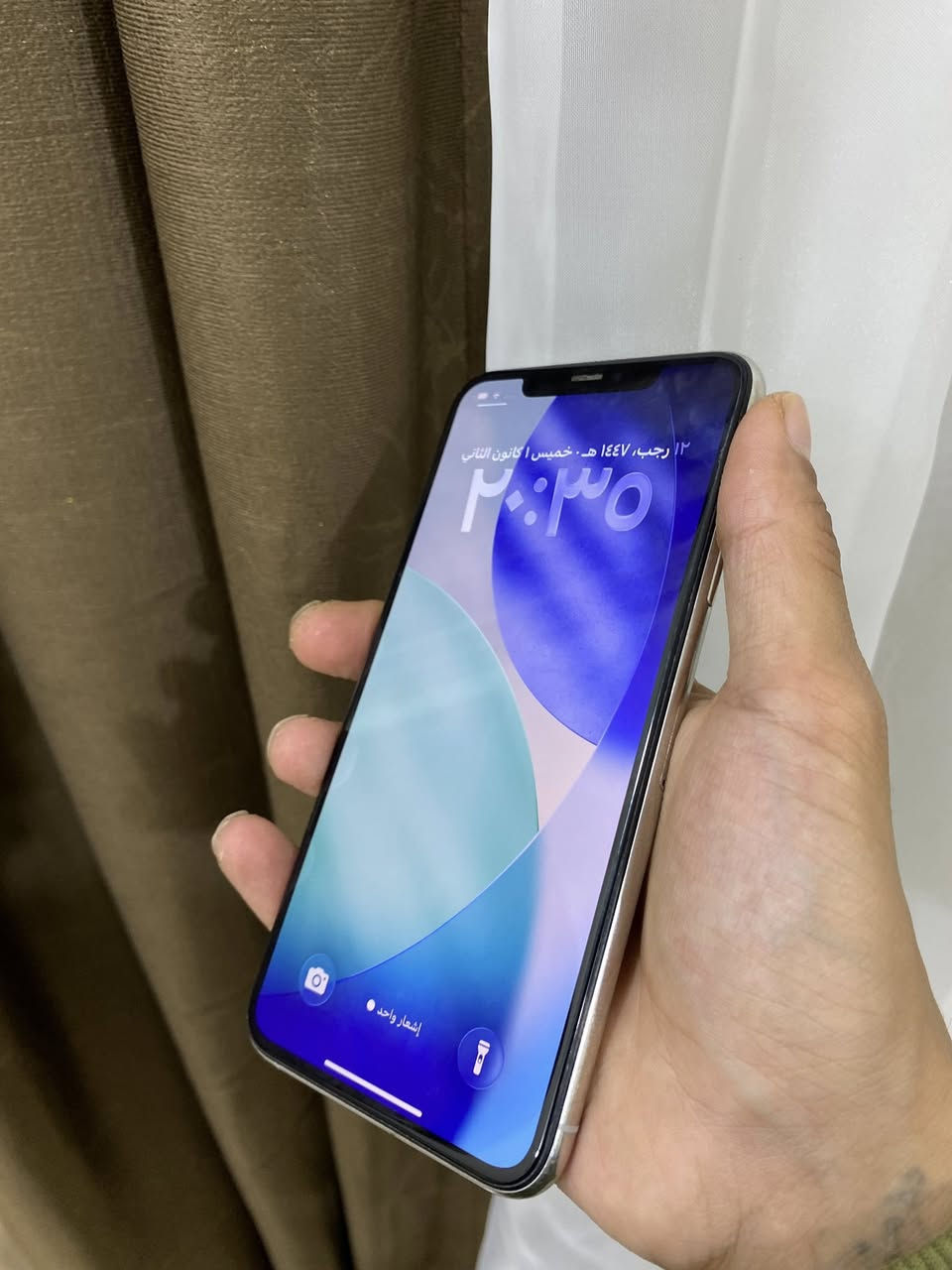 ايفون 11 pro max 😍
جهاز نضافه 100‎%‎

اعلى ذاكره 256 

بطاريه 91‎%‎

مبدل شاشه اصليه فيس ايدي شغال
***********
