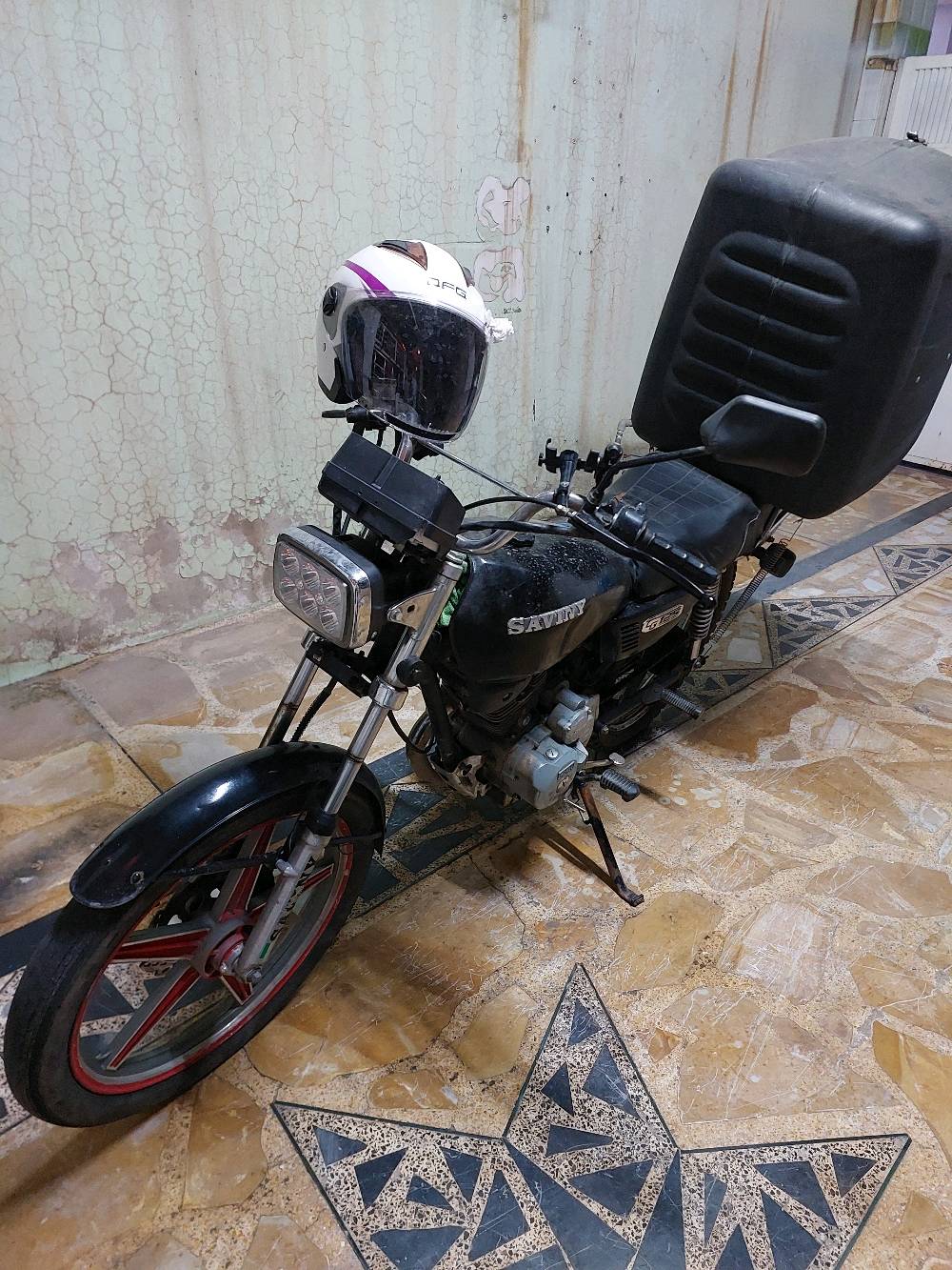 دراجه سافين 5 كير محرك 1500 حلوه ونشطه ومال شغل 