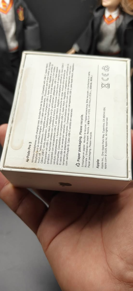 متوفر ايربود ابل AirPods Pro3 اصلي اصلي اصلي جديد غير مستخدم مع ضمان الوكاله لغايه 2026\10\19 ينتهي 
ضمان االك مني بيه لغايه اناهاء ضمان الوكاله 
اي استفسار خاص و

جميع الاسعار مذكورة بقناه التلكرام الرابط داخل الصفحه تشرفونه


**إذا كنت صاحب هذا الإعلان وتريد حذفه لأي سبب، رجاءا أرسل رسالة إلى الدعم الفني**