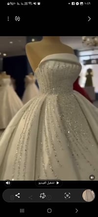 بدلة عروس • فخمة • مقاس لحد ٩٠ كيلو