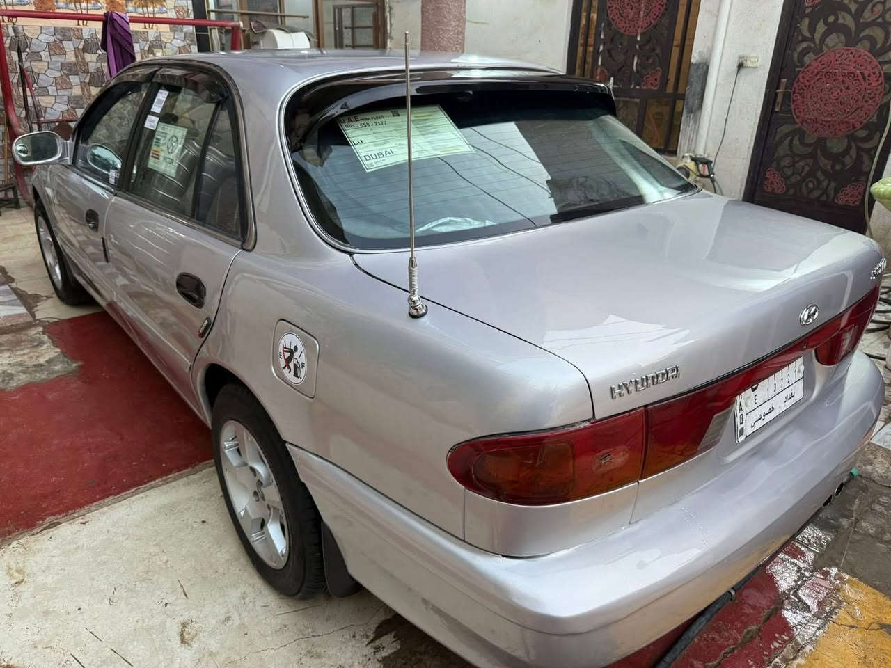 سلام عليكم
سوناته تو موديل 95 رقم بغداد مصبوغه عام لجماليه فقط محرك مسكر كير اوتاميتك  صدر جديد تبريد شغال  سعر 50

عنواني ديالئ خان بني سعد 

***********
