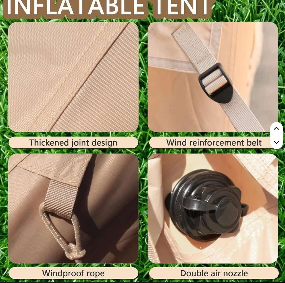 لبيع خيمه نفخ جديده
قياسات 3 في 2 في 210 تجي بيها شباك واحد 
مكاني بغداد 
***********
