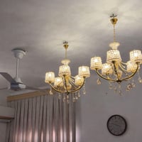 ثريات سقفية العدد (٢) حديثة ونظيفة جدا جدا المكان حي الجهاد السعر (١٢٥...