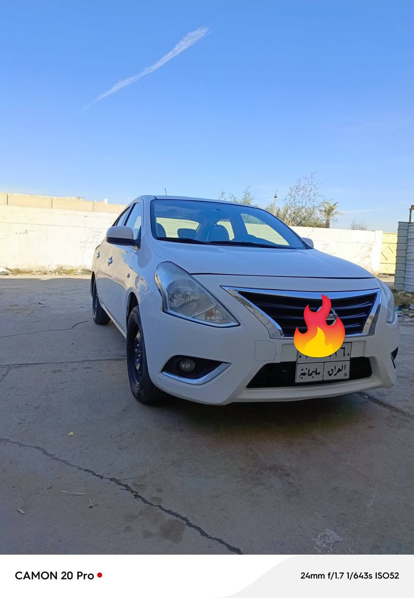 السلام عليكم
نيسان صني موديل 2021. 
  السعر 107$
السياره  ماشيه 170 آلاف 
تحكمات ستيرن جهتين
الاستفسار *********** مكاني بغداد المحموديه
