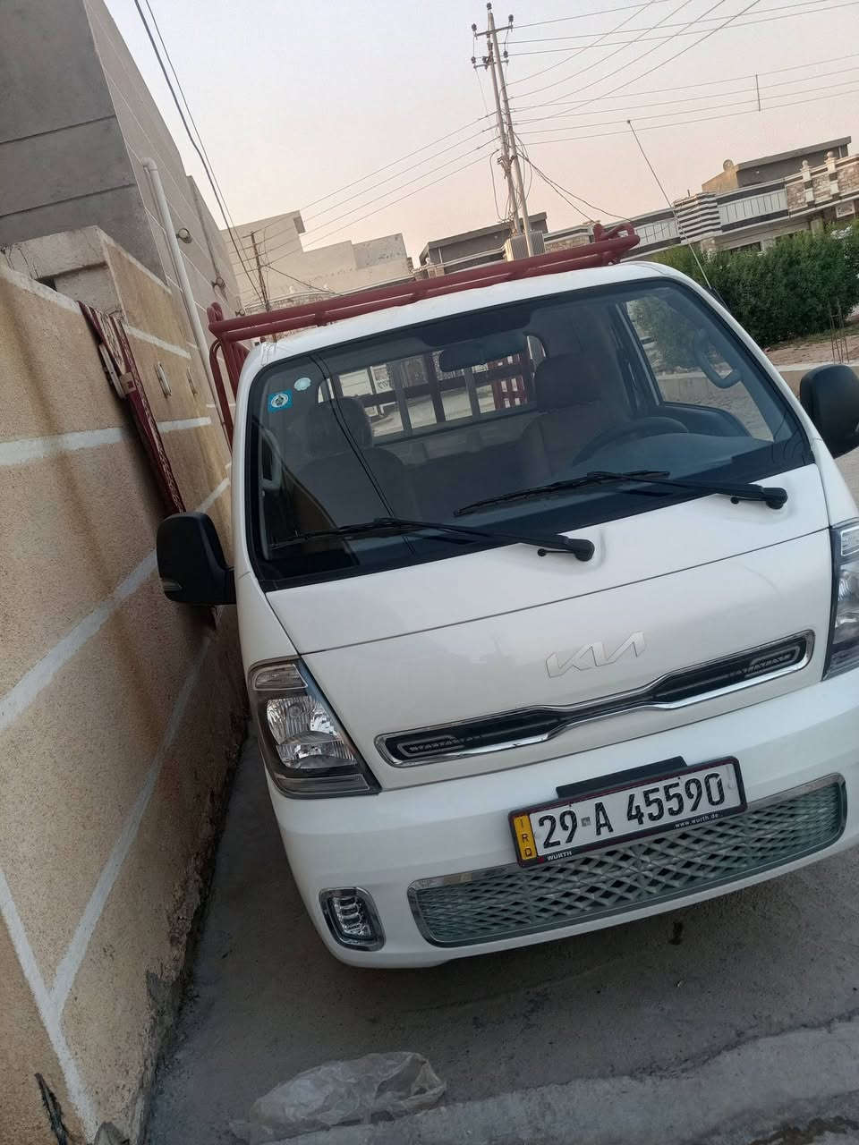 سلام عليكم كيا حمل موديل 25 رقم واسط بيها صبغ بل ربع صفحت يمنه ول باب سائق مبدل ول باقي مكفول مكاني بغداد جسر ديالى الجديد تقاطع النهروان هاتف *********** بدن محجر
