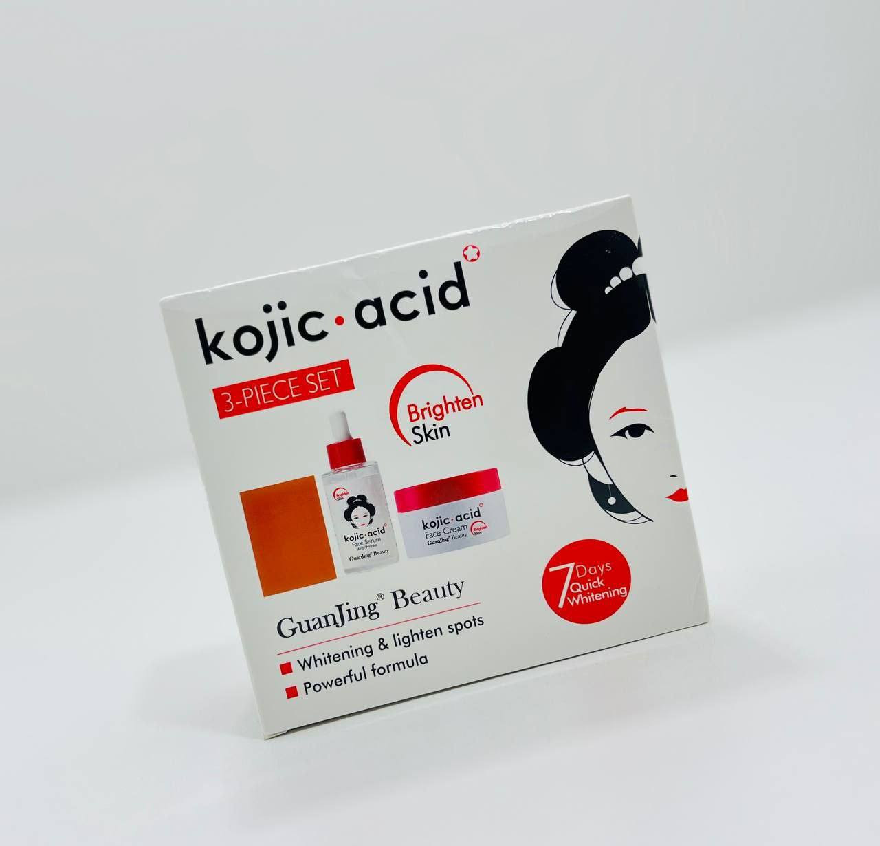 🌟 بكج كوجي للتفتيح الثلاثي – إشراقة متكاملة لبشرتج 🌟  
لكل وحدة تحب تهتم ببشرتها وتحصل على نضارة بدون تعقيد، هذا البكج يجمعلك أفضل ثلاث منتجات تعالج التصبغات، تنظف، وترطّب بعمق:

1. 🍊 صابون GuanJing البرتقالي للتفتيح  
ينظف المسام من الأعماق ويمنح البشرة إشراقة طبيعية، مناسب للوجه والجسم، يجهّز بشرتج لاستقبال باقي المنتجات.

2. 🔴 سيروم الكوجيك أسيد لتفتيح وشد البشرة  
مركّب فعال بحمض الكوجيك، يقلل التصبغات ويوحد اللون، يضيف لمسة شبابية ويُستخدم بسهولة بفضل القطارة الدقيقة.

3. 🟥 كريم الكوجيك أسيد للترطيب المكثف والتفتيح  
قوام ناعم يخترق الجلد بسرعة، يرطب ويوحّد لون البشرة، مناسب للاستخدام الصباحي والليلي، يخلي البشرة مخملية ومشرقة.
#تصويري #اكسبلور #فولو #لايك #تعليق #انستقرام #شاليهات #غروب #صحراء #كوكتيل #مشروبات_بارده #مساء #صباح #فنادق #صيف #صور #مسبح #طاقيه_بحر #شمس #بحر #قمر #مطاعم #قهاوي #طبيعة #جبل #صورة #حياة #قهوة #شاي #رمال


**إذا كنت صاحب هذا الإعلان وتريد حذفه لأي سبب، رجاءا أرسل رسالة إلى الدعم الفني**