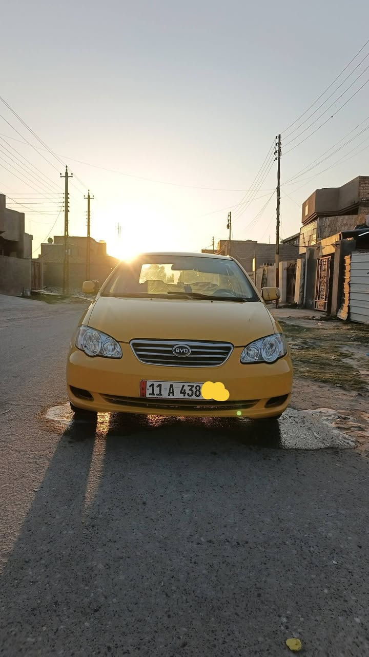 سلام عليكم 
بي واي دي  F3   2010
سياره جاهزه من كلشي كير محرك 
صدر امامي خلفي كله مكفول وجديد 
هيئه غرامات مصفره  سنويه باسمي
رقم بغداد مكانهة بغداد  
ملاحظه السياره مصبوغه عام  
سعر 36 وبيهة مجال للشراي 
رقم *********** واتساب واتصال مفتوح
