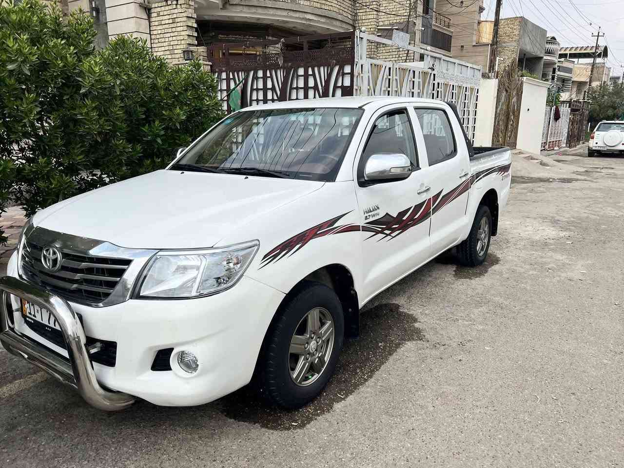 السلام عليكم.  للبيع تيوتا هايلوكس مديل 2014. شاصي 12.  كير عادي.      محرك 2700.  4 سلندر.   وضع الشركه.  ماشيه 186.  حقيقي.     تبريد ثلج تدفئه.  كير.  اكسن. حداده كله جديد. فول ويل كب دواخل صاج.   جديده.      تخم تاير. جديد. سياره جاهزه.    من كلشي.     السعر. 165. ورقه. بسمي السياره تحويل مباشر.  شرط.   ً.   تحياتي للجميع 💖.    
                           ً.   ***********.     اتصل. وتدلل 
رقم. بغداد.    إنكليزي.     ومكاني.  بغداد.       صبغ نص حزام
