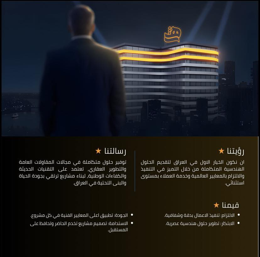 شركة الهيثم للمقاولات العامه 
اختصاصنا
m-e-p
ميكانيك
كهرباء
منضومات التبريد المركزي
منضومات الاطفاء
شبكات الكامرات
انضمه السمارت
البنى التحتية


**إذا كنت صاحب هذا الإعلان وتريد حذفه لأي سبب، رجاءا أرسل رسالة إلى الدعم الفني**